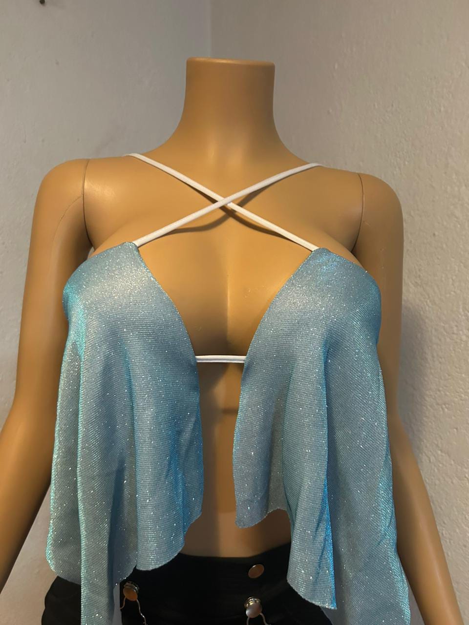 Top celeste brillo: imagen 1