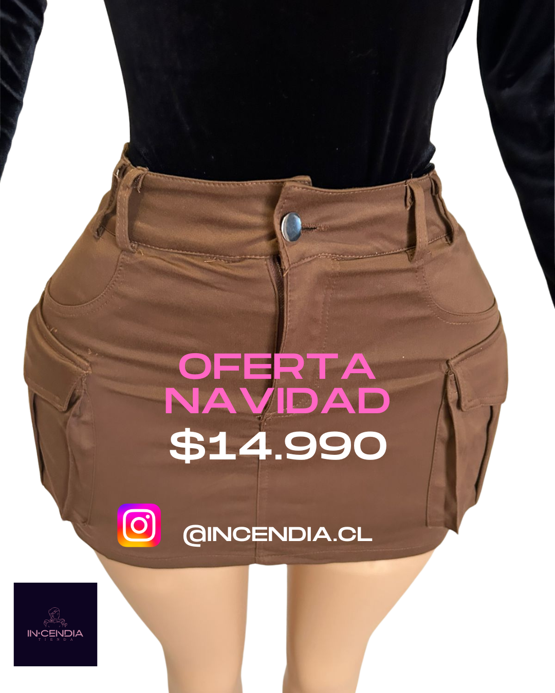 Falda Short tela stretch: imagen 7