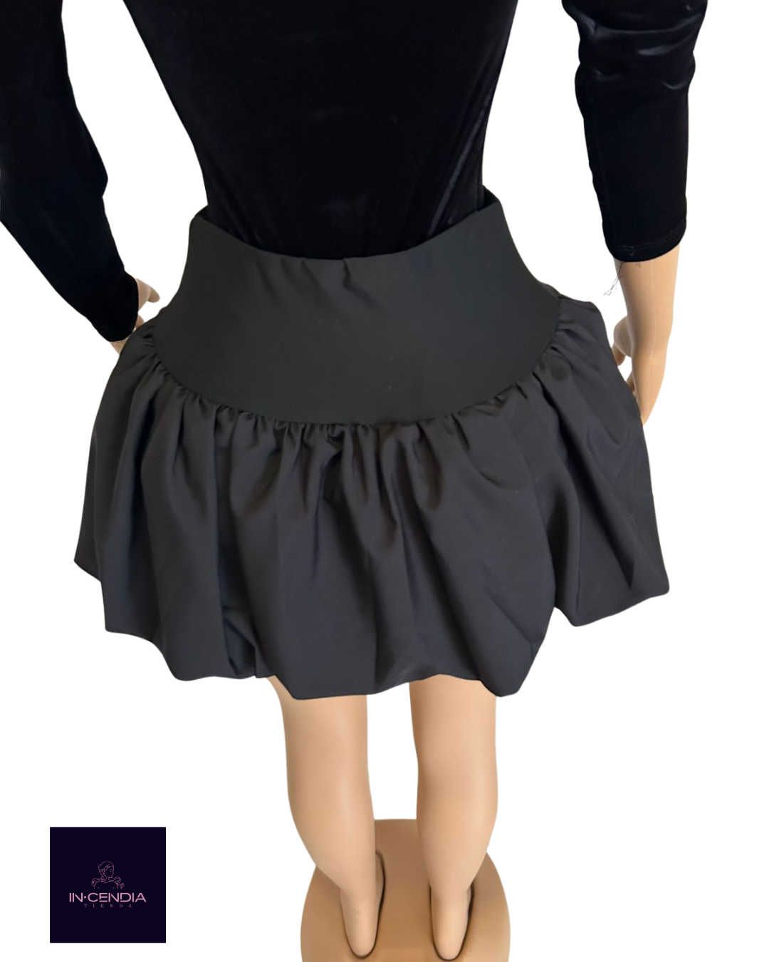 Falda globo con short interior: imagen 4