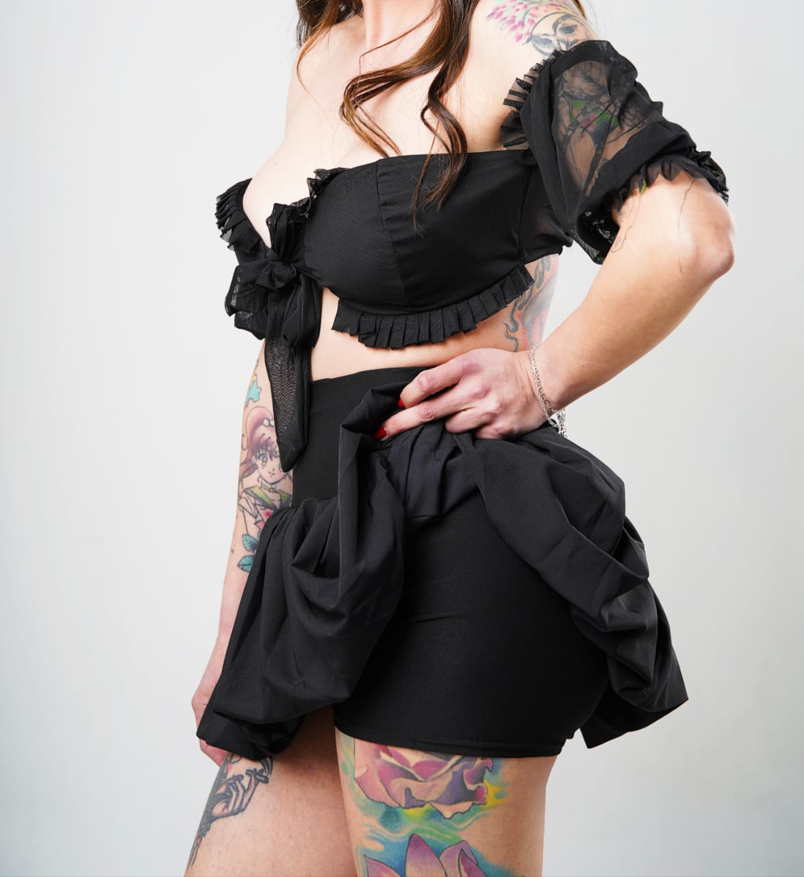 Falda globo con short interior: imagen 1