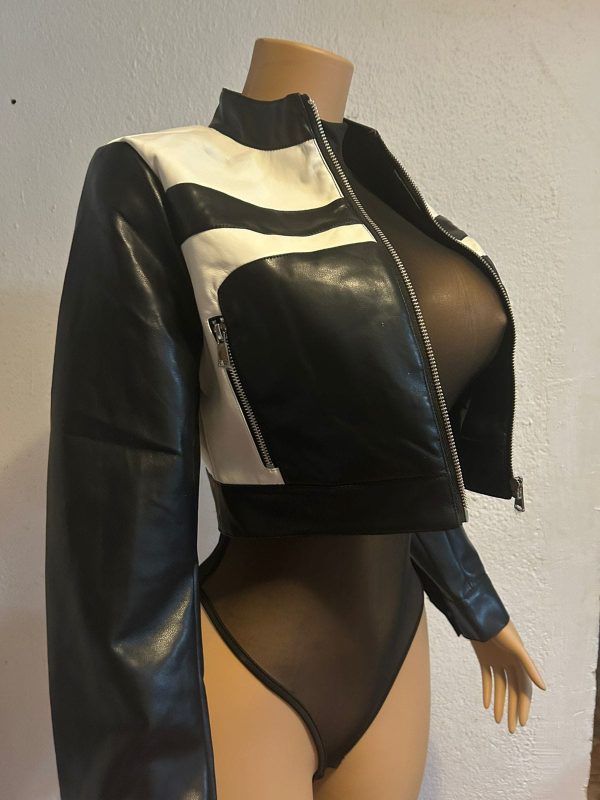 🖤🤍 Chaqueta Femenina Blanco & Negro: imagen 2