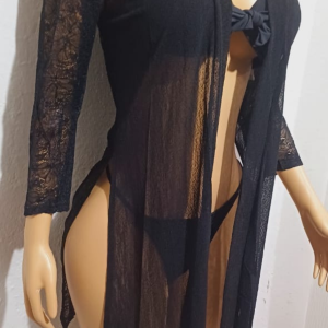 Kimono Transparente Negro: imagen 2
