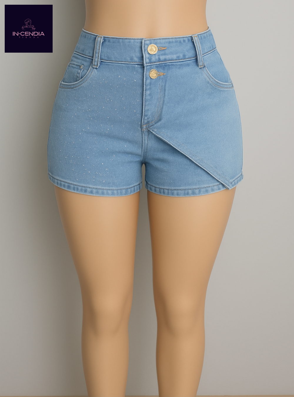 Falda short brillo: imagen 3
