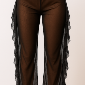 Pantalón Transparente de Gasa (Talla Estándar S‑L): imagen 1